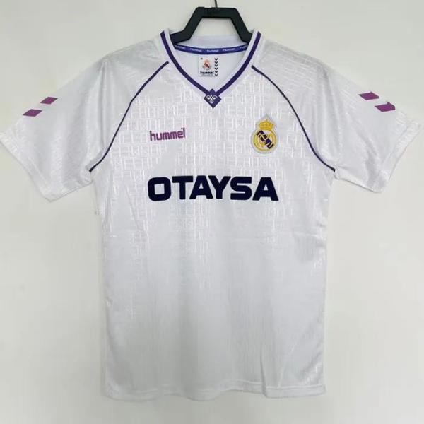 1990-1992 RMA Home Retro Soccer Jersey