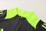 2024 AD Dark gray Half Pull Tracksuit #AB07 (半拉链)