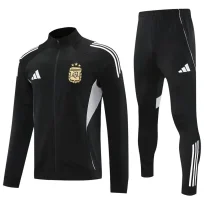 2025-26 Argentina Black Jacket Tracksuit #三星