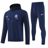 2025-26 PSG Royal blue Hoodie Jacket Tracksuit
