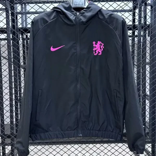 25-26 CHE Black Windbreaker