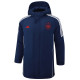 24-25 Spain Royal Blue Hooded Windbreaker Fabric Cotton Coat #G232