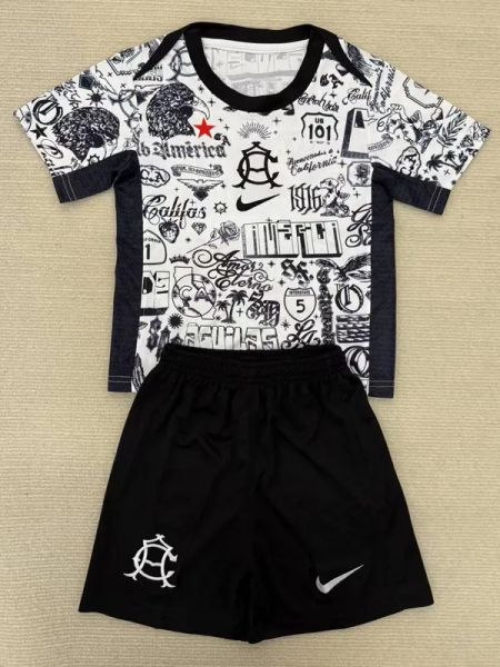 24-25 Club America Beige Kids Training