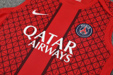 2025-26 PSG Red Tank top and shorts suit