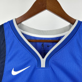 2022-23 Dallas Mavericks RUSSELL #5 Blue Top QualityHot Pressing NBA Jersey(V领）