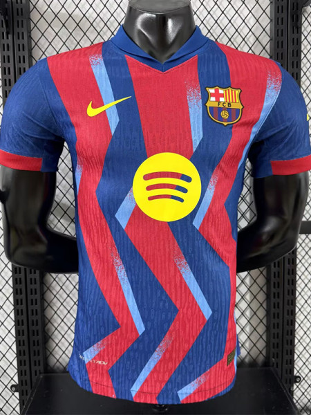 2025-26 BAR Red Blue Special Edition Player VersionSoccer Jersey