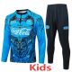 25-26 Napoli Blue Kids Half Pull Tracksuit #E25152(童装)(半拉链)