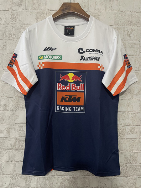 2024 Red Bull White Blue Motorcycle Racing Suit