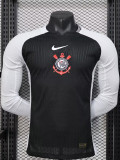 25-26 Corinthians Away Long Sleeve Player Version Soccer Jersey(长袖球员)