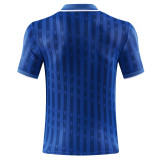 25-26 Man Utd Blue Polo Short Sleeve