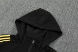 25-26 Man Utd Black Hoodie Jacket Tracksuit