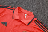 2025-26 Bayern Orange Polo Tracksuit