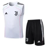 25-26 JUV White Tank top and shorts suit #D25109