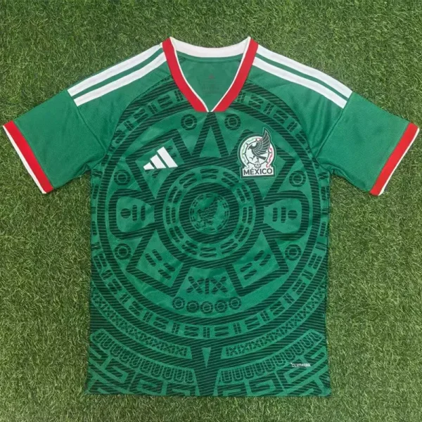 2025-26 Mexico Green Fan Football Jersey