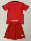 25-26 Cruz Azul Red GoalKeeper Kids Soccer Jersey