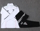 25-26 JUV White Half Pull Tracksuit #B2552(半拉链)
