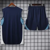 25-26 ARS Royal blue Tank top and shorts suit