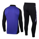 24-25 Germany Purple Kids Half Pull Tracksuit (童装)(半拉链)