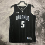 22-23 Magic BANCHERO #5 Black Top Quality Hot Pressing NBA Jersey