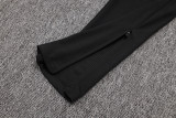 2025-26 Man City Black Half Pull Tracksuit (半拉链）