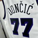 2022-23 LAKERS DONCIC #77 White City Edition Top Quality Hot Pressing NBA Jersey