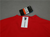 2007-2008 Man Utd home Red Retro soccer jersey (决赛字)