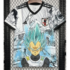 24-25 Japan White Special Edition Fans Training Shirts #蓝赛亚人