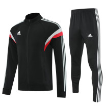 2025 AD Black Jacket Tracksuit #2314