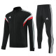 2025 AD Black Jacket Tracksuit #2314