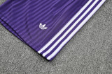 2025-26 RMA purple vest and shorts set