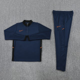 2025 NK Royal blue Half Pull Tracksuit #NB09 (半拉链)