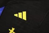 2025-26 Man Utd Black Half Pull Tracksuit (半拉链）