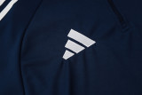2025 AD Royal blue Half Pull Tracksuit #06(半拉链)