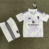 25-26 Man Utd Away Kids Soccer Jersey