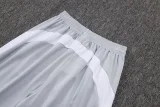 2025-26 RMA White grey Half Pull Tracksuit #B2555(半拉链）