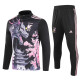 2024 Japan Black Half Pull Tracksuit (半拉链)(匹印)