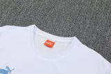 Man City White Training Short Suit