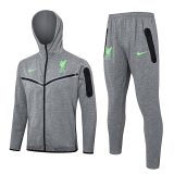 24-25 LIV Grey Hoodie Jacket Tracksuit #F572(绿标)