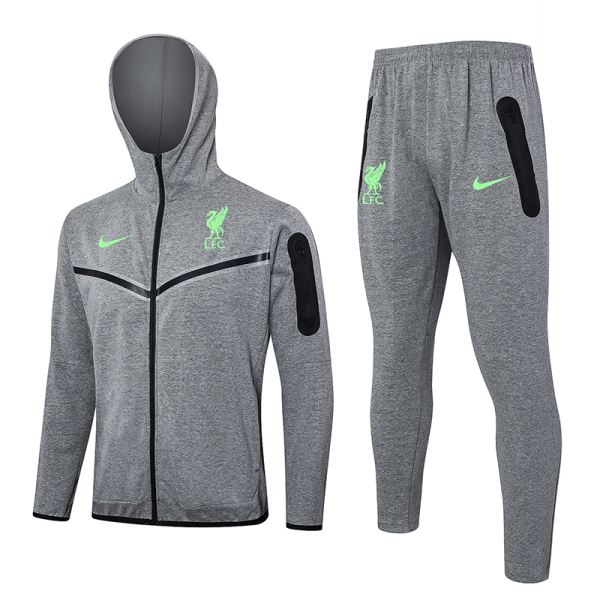 24-25 LIV Grey Hoodie Jacket Tracksuit #F572(绿标)