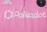 2025-26 Inter Miami Pink Kids Half Pull Tracksuit#E2530(童装)(半拉链)