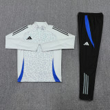 2025 AD Grey Half Pull Tracksuit #AB08 (半拉链)