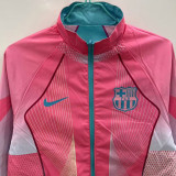 2025-26 BAR Green & Pink Double Sided Windbreaker (双面风)(刺绣)