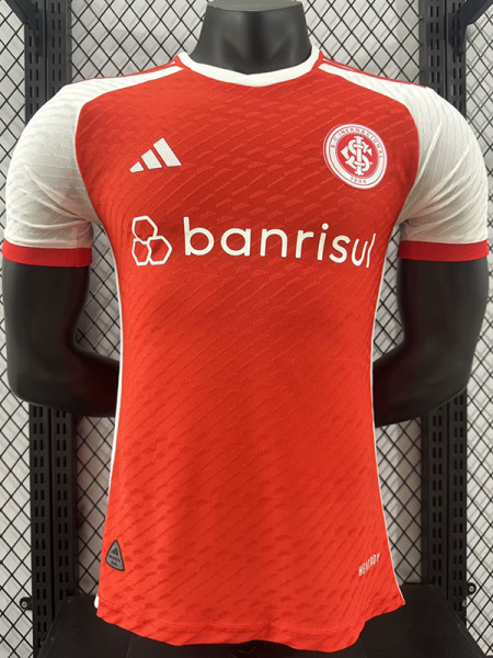 24-25 Internacional Home Player Version Soccer Jersey