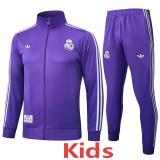 2025-26 RMA Purple Kids Jacket Tracksuit #E2505(童装)