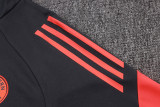 25-26 Bayern Dark gray Half Pull Tracksuit (半拉链)