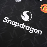 25-26 Man Utd Black Polo Short Sleeve