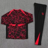 25-26 ATM Red Black Half Pull Tracksuit (半拉链)