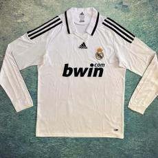 2008-2009 RMA Home Long Sleeve Retro Soccer Jersey (长袖)