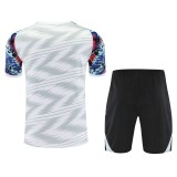 Real Madrid White Training Jersey with Floral Sleeves 2025