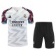 Real Madrid White Training Jersey with Floral Sleeves 2025